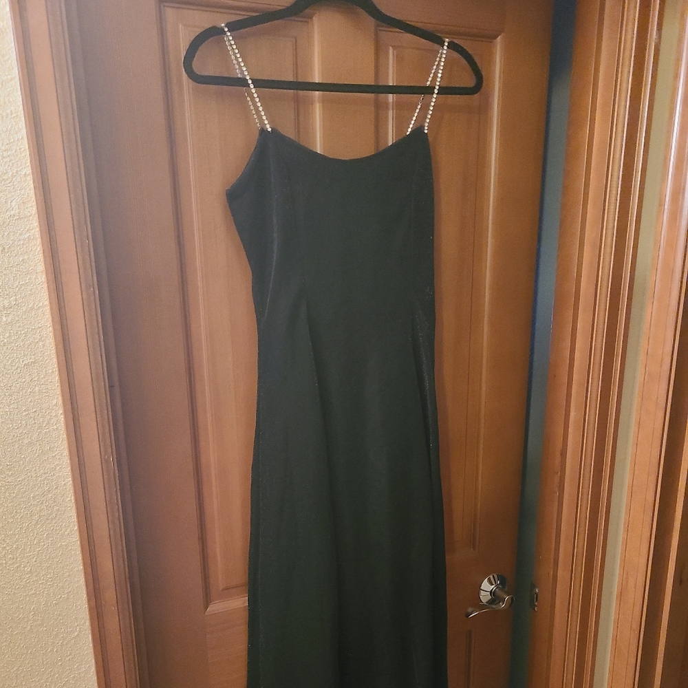Scott McClintock black sparkle dress